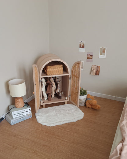 Rattan Wardrobe (Curved)