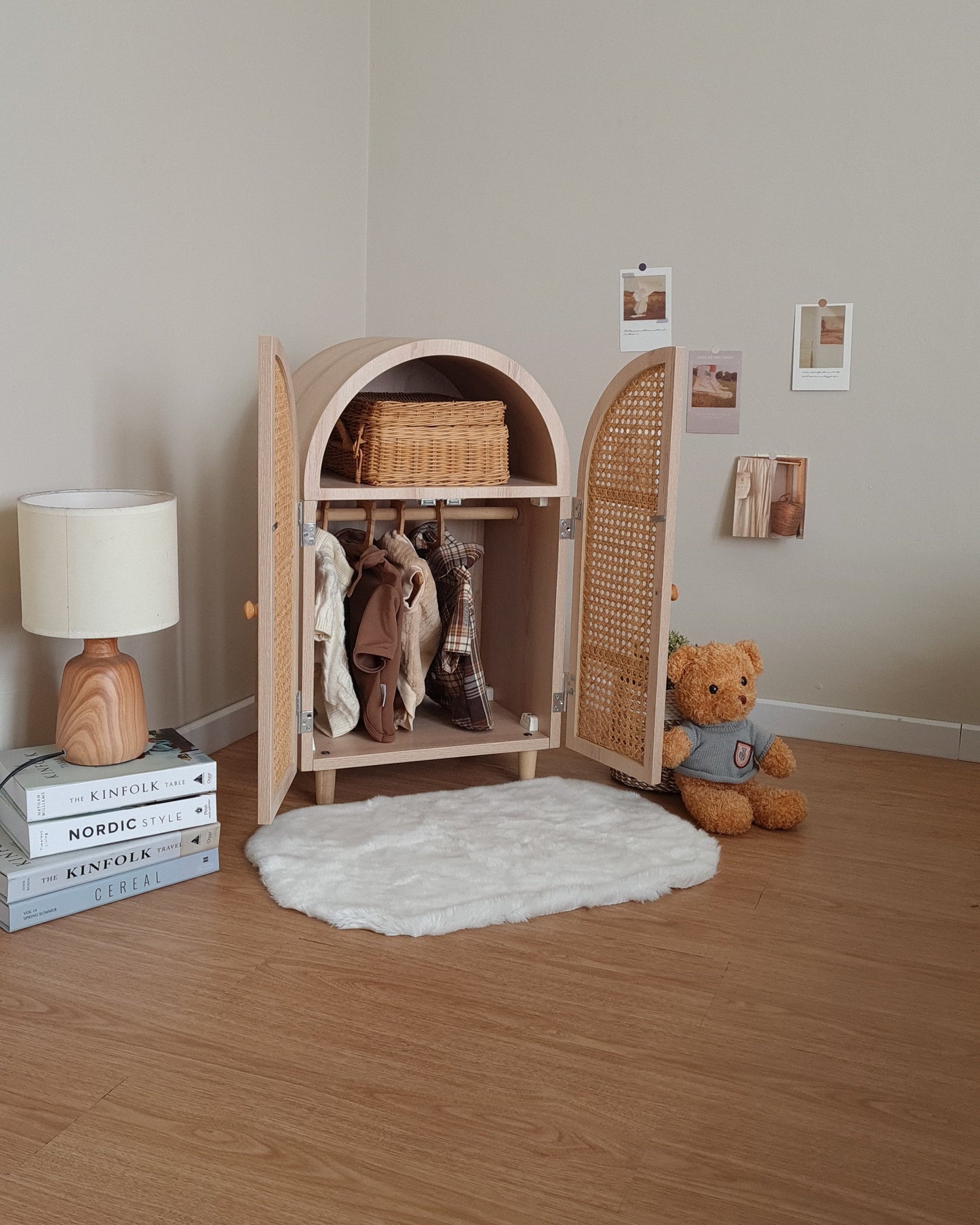 Rattan Wardrobe (Curved)