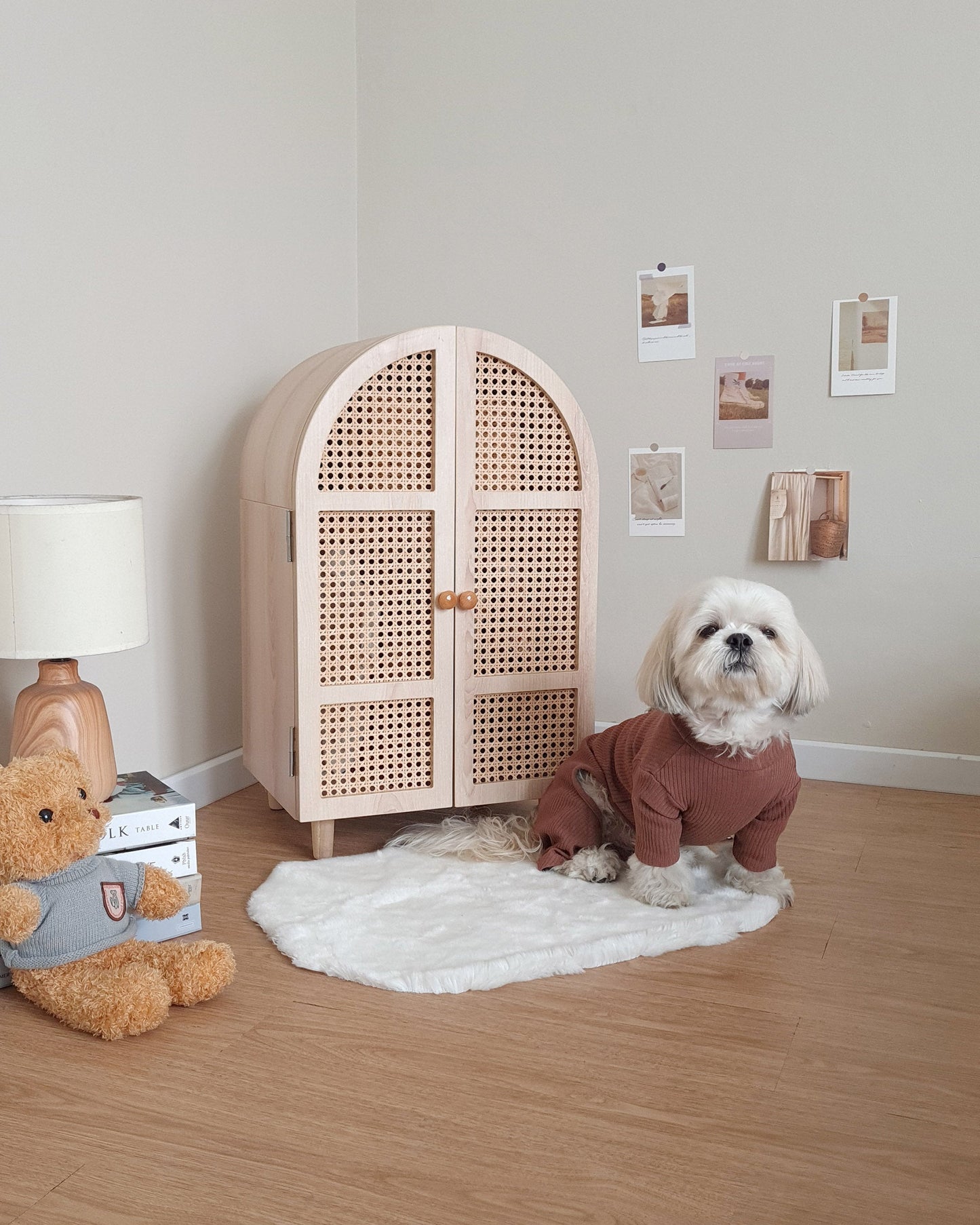 Rattan Wardrobe (Curved)