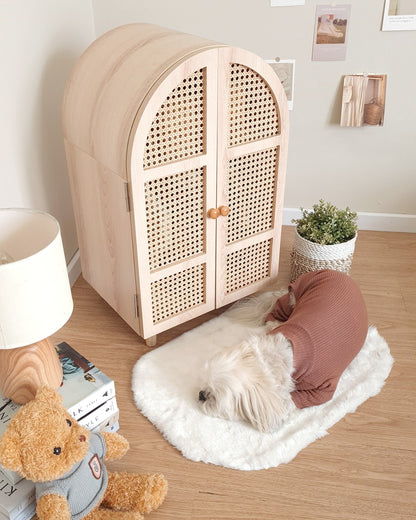 Rattan Wardrobe (Curved)