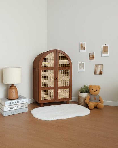 Rattan Wardrobe (Curved)