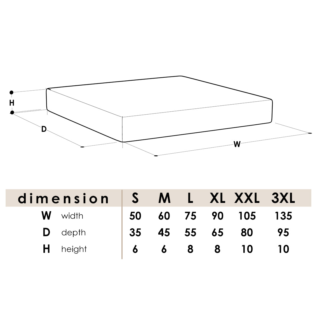 Piilow Mattress Fullset (Cover + Inner)